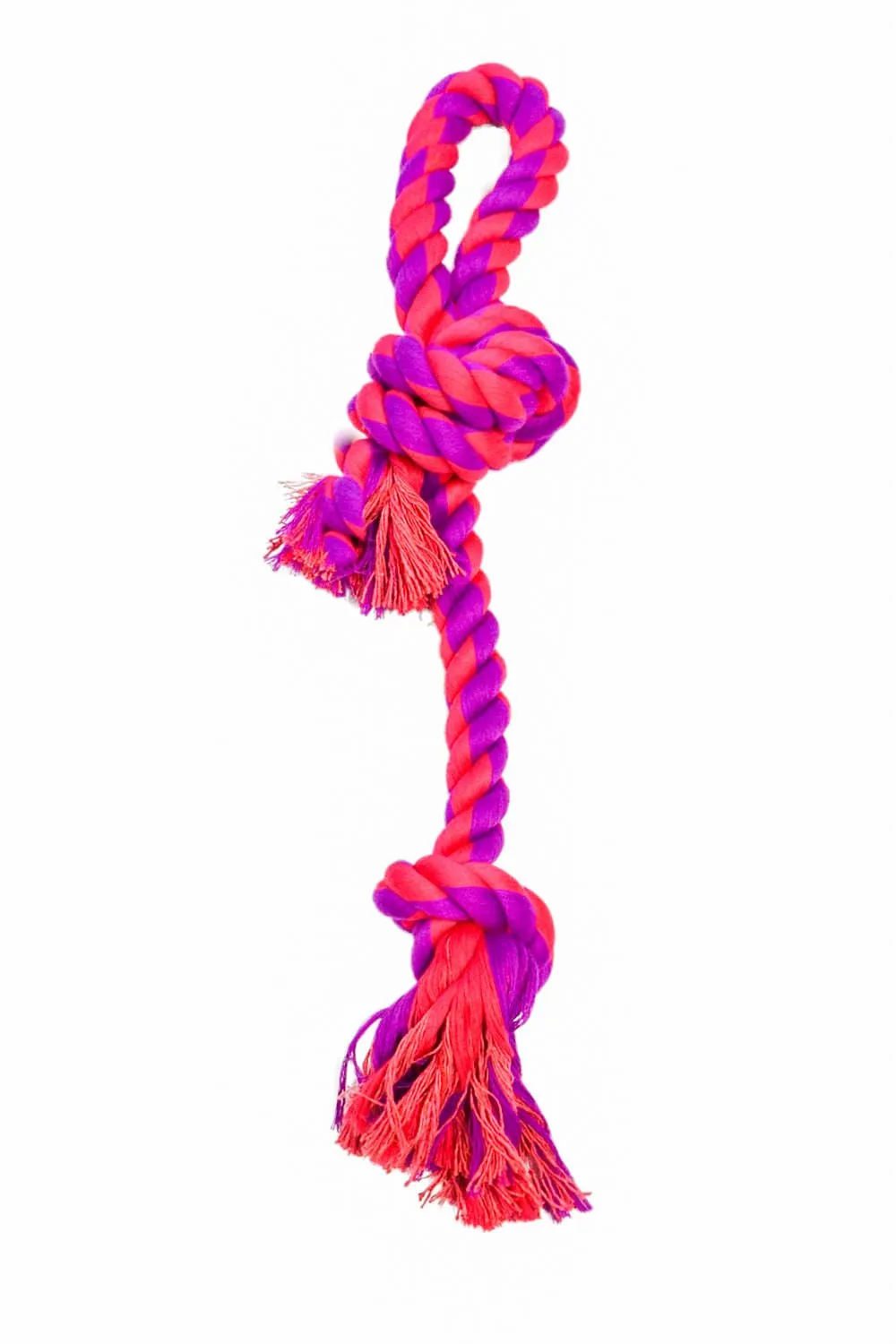 2 Knot Bone with Loop Handle Rope