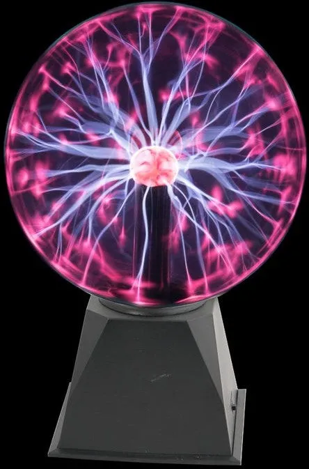 6" Plasma Ball - Interactive Touch-Activated Light Show