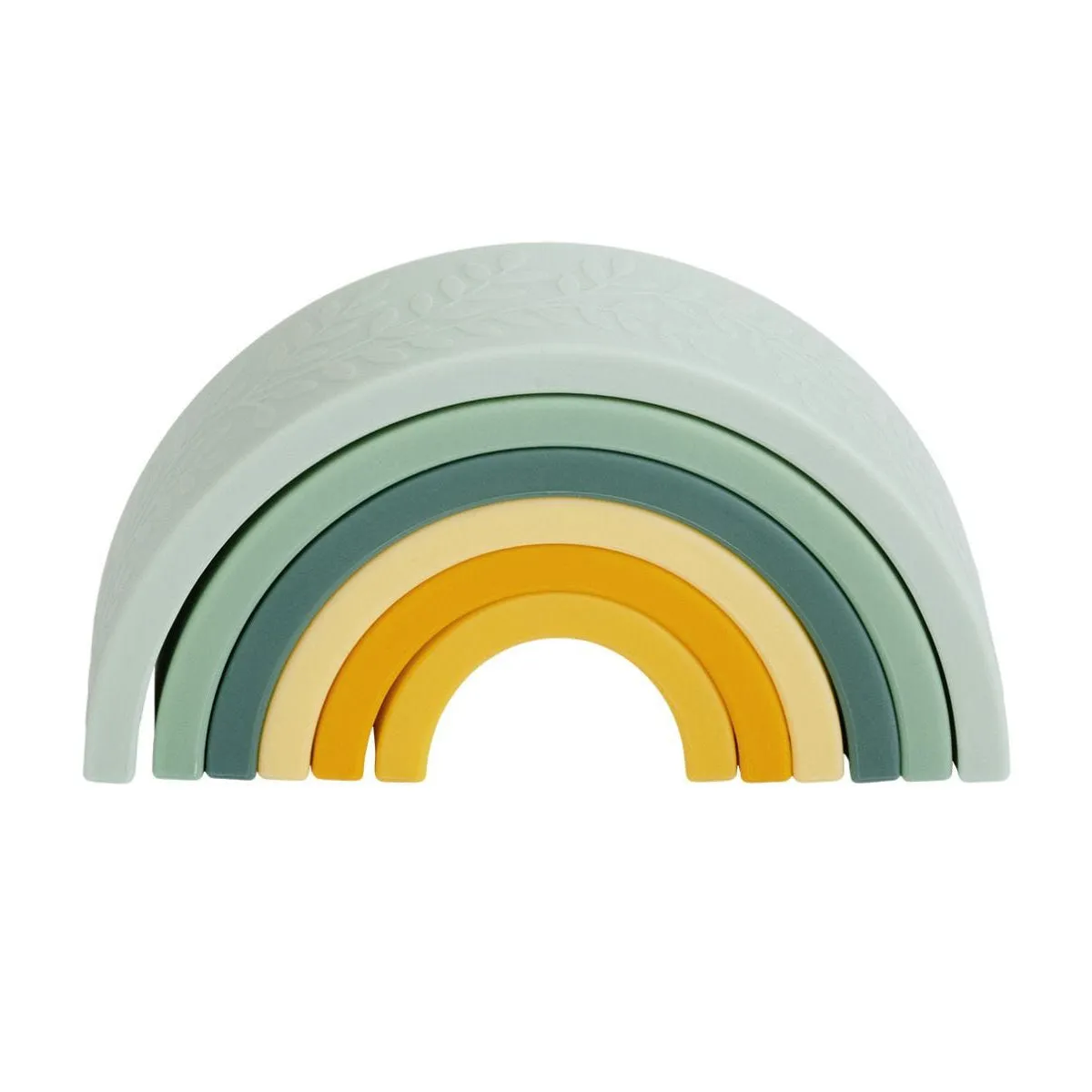 A Little Lovely Company Rainbow Stacking Toy: Sage