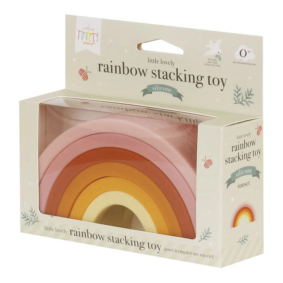 A Little Lovely Company Rainbow Stacking Toy: Sunset