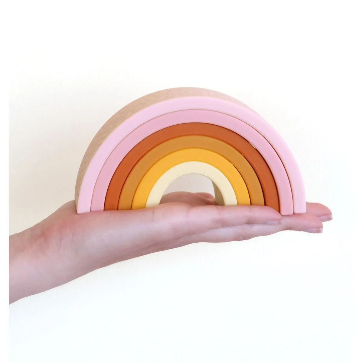 A Little Lovely Company Rainbow Stacking Toy: Sunset