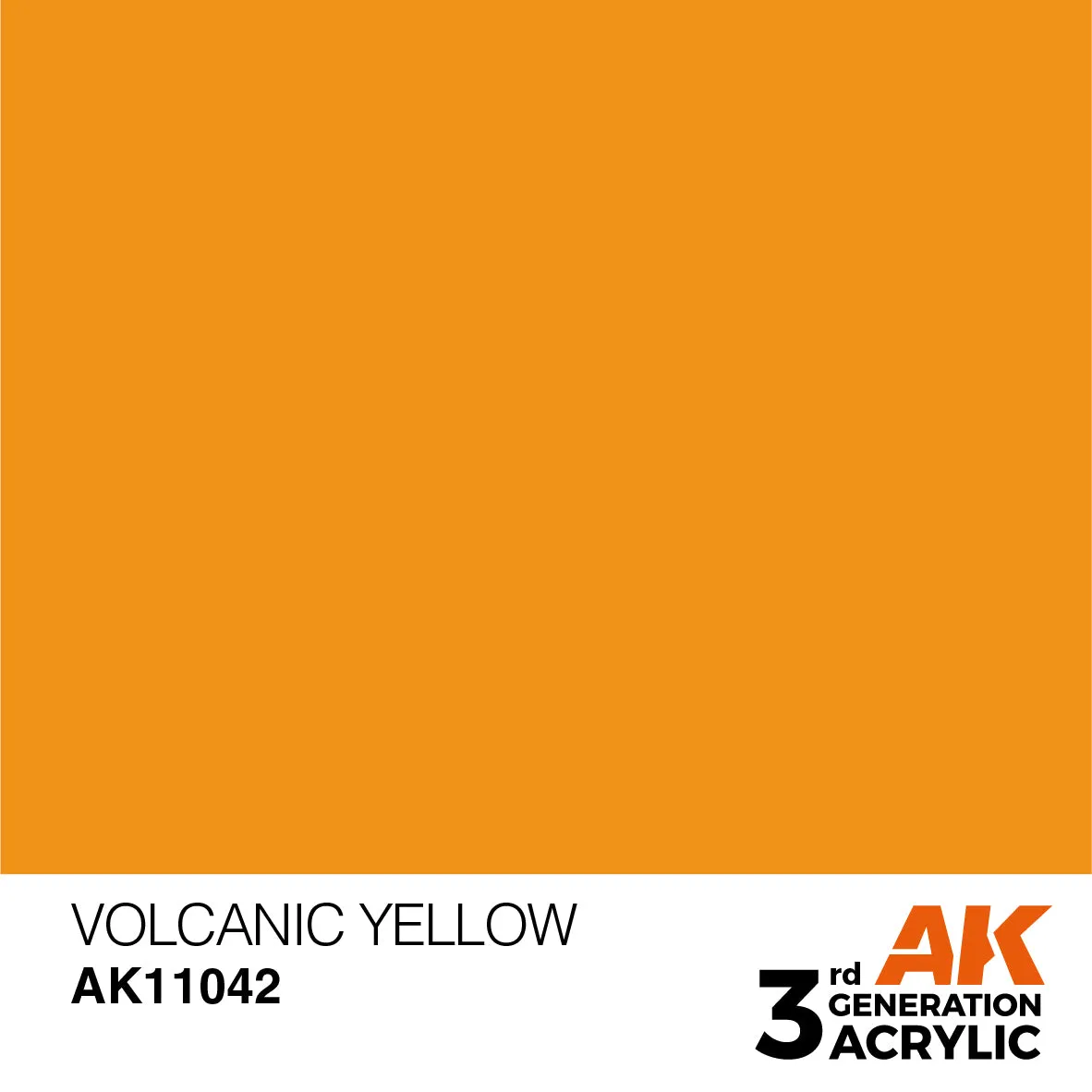 AK 3rd Gen acrylic paints: Golden Yellow 041 - Sickly Pink 060