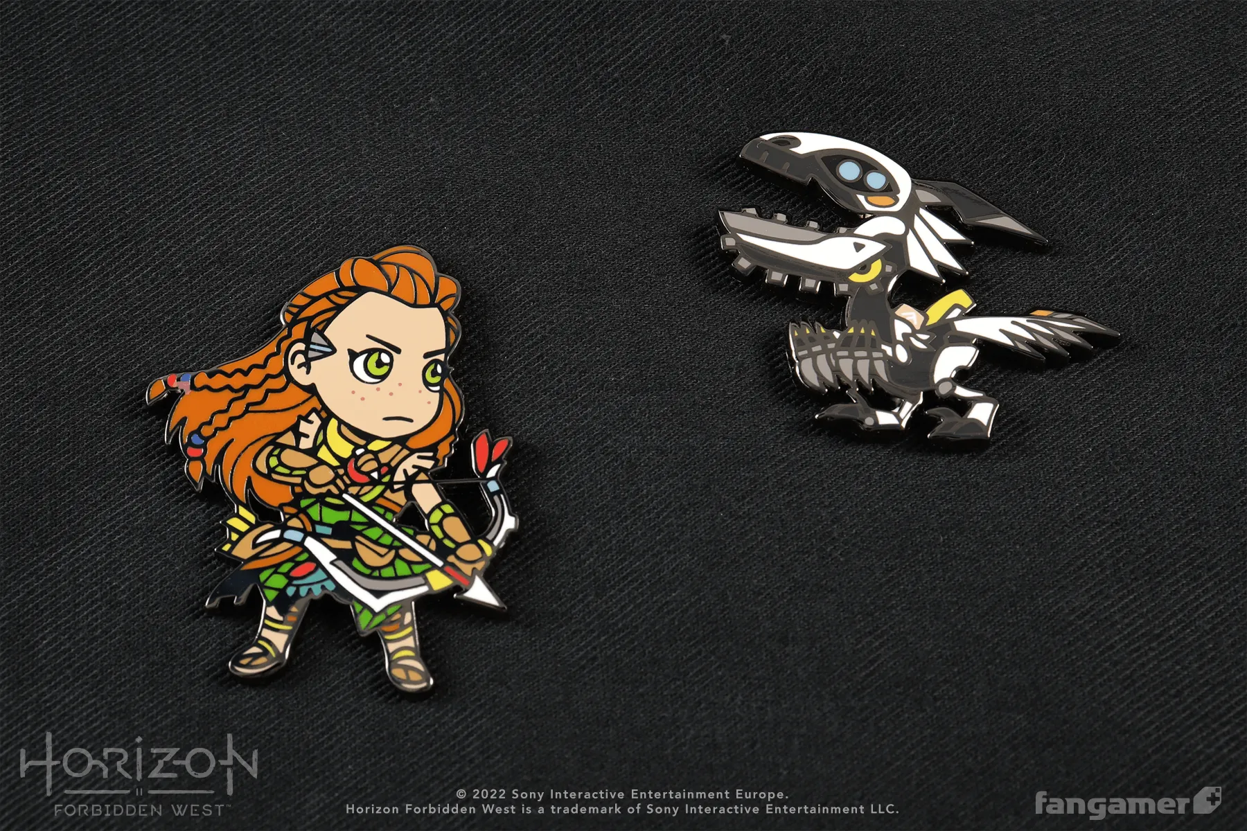 Aloy and Clawstrider Pin Set