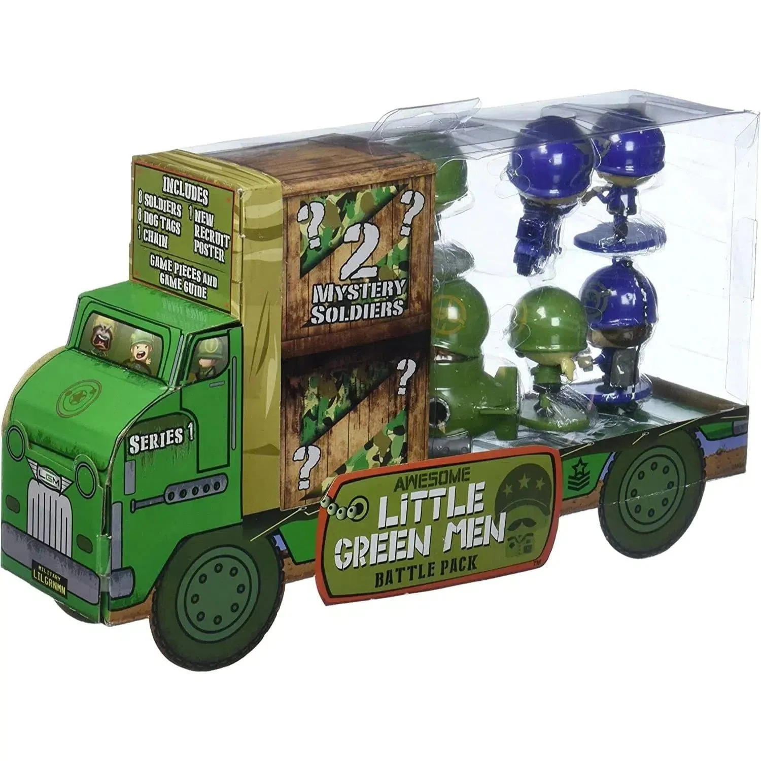 Awesome Little Green Men - 8 Battle Pack Figures - Series 1: Style 3