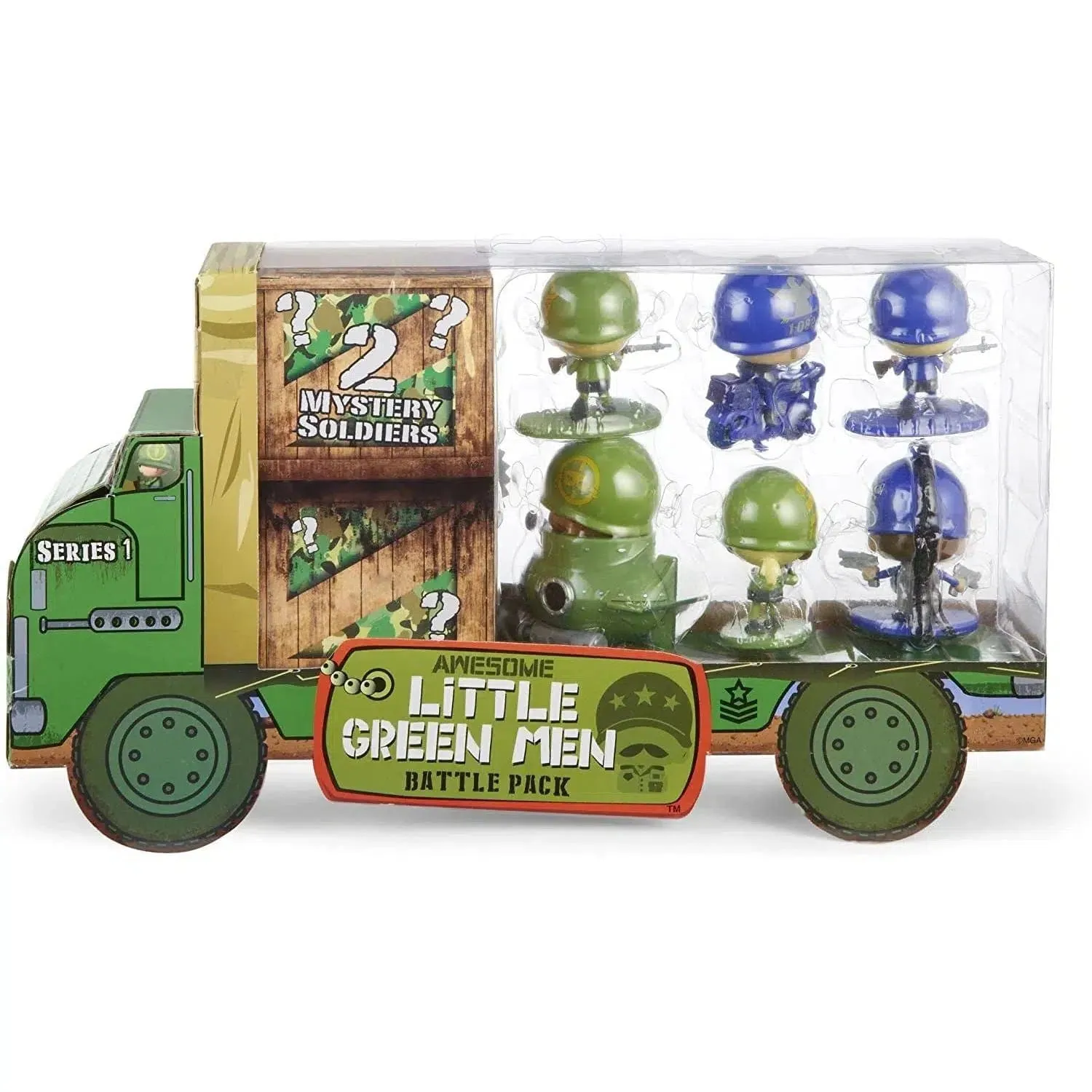 Awesome Little Green Men - 8 Battle Pack Figures - Series 1: Style 3