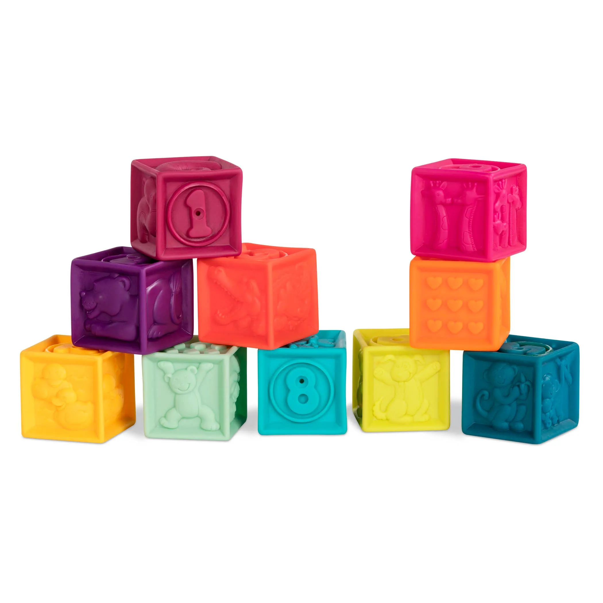 B. toys - One Two Squeeze & Skipping Stones Set