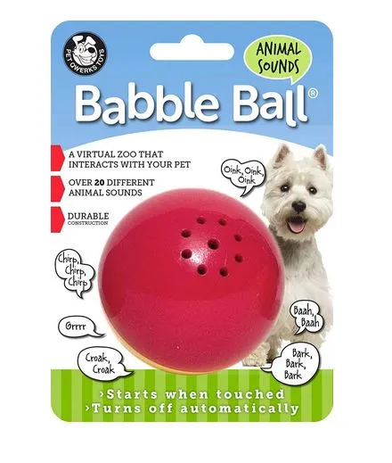 Babble Ball Pet Dog Toy Animal Sounds