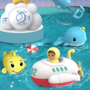 Baby On The Chain Toy Submarine Bathroom Bath