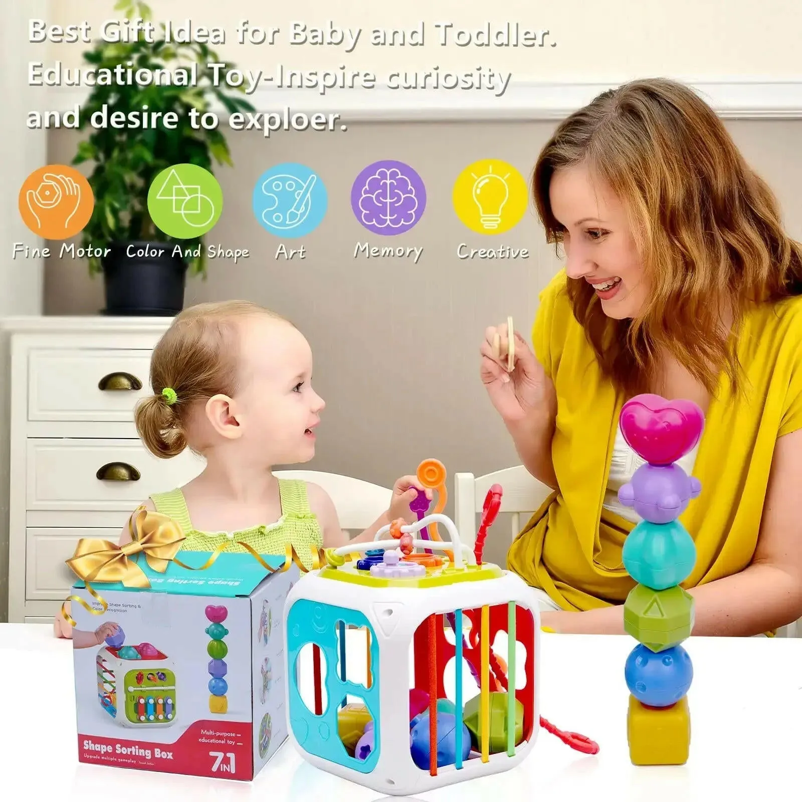 Baby Shape Sorter Montessori Toy