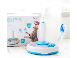 Blue and White Electric Cat Toys