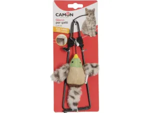 Cat toy- Polyester bird with catnip, for door jambs - 20 cm