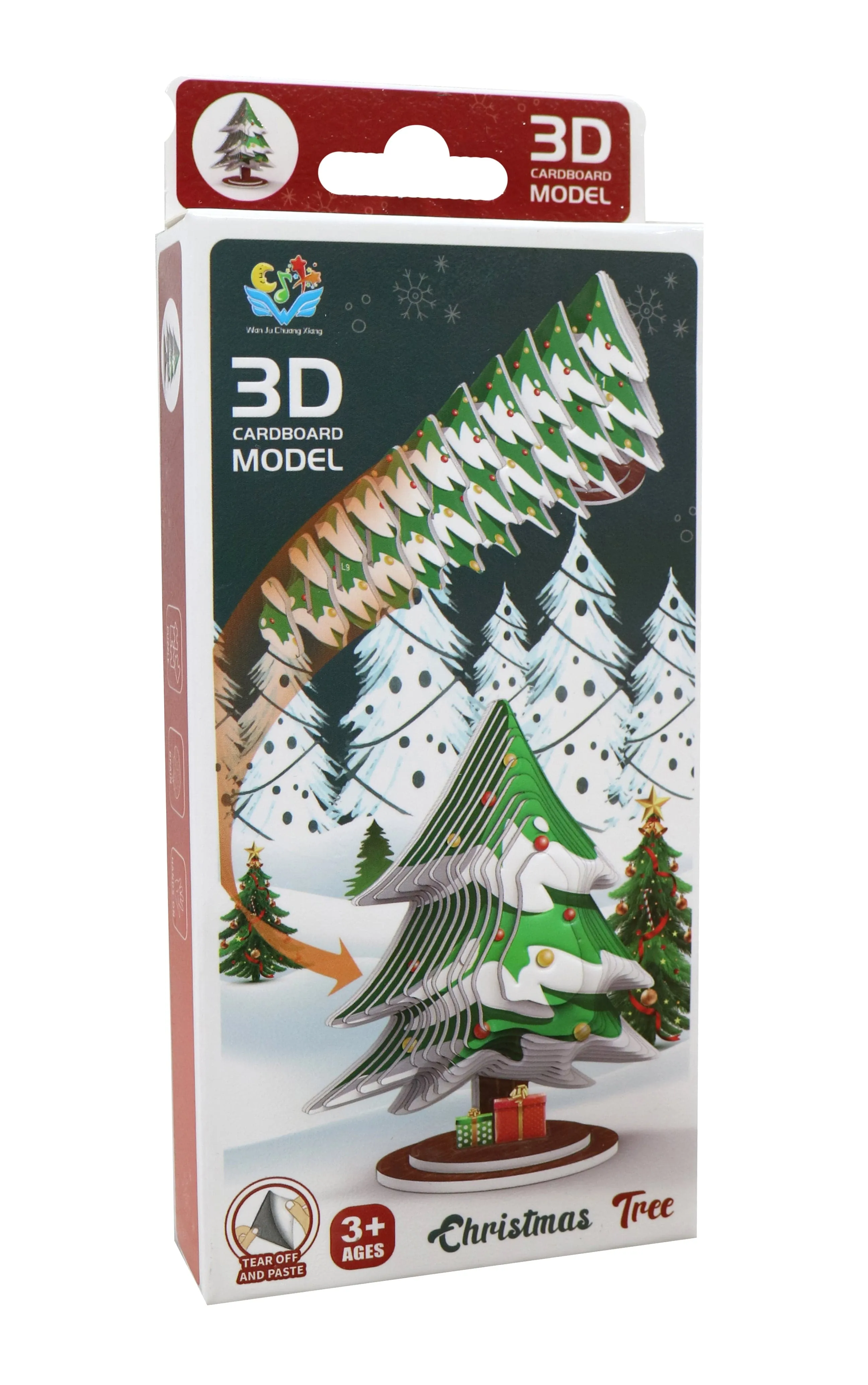 Christmas 3D Puzzle Character 3 Asst