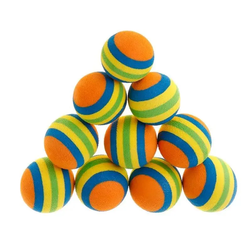 Colorful Fun 10-Piece Rainbow Balls Set