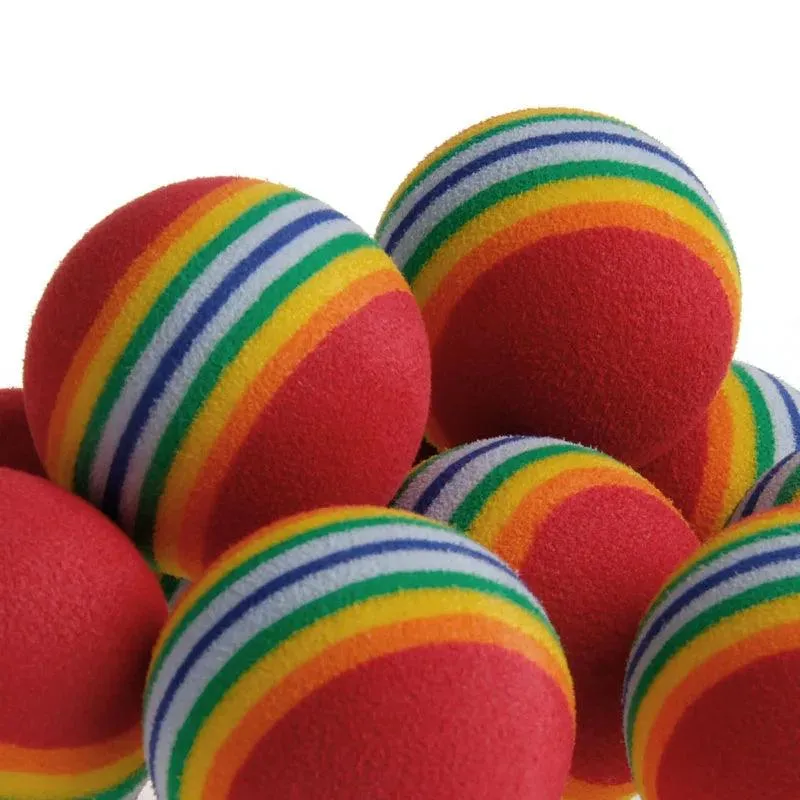 Colorful Fun 10-Piece Rainbow Balls Set