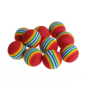 Colorful Fun 10-Piece Rainbow Balls Set