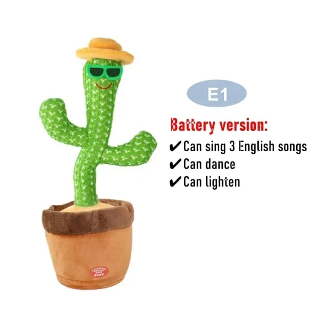 Dancing Cactus Electronic Plush Toys