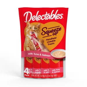 Delectables Squeeze Up Cat Treat 0.5 Oz 4 Count