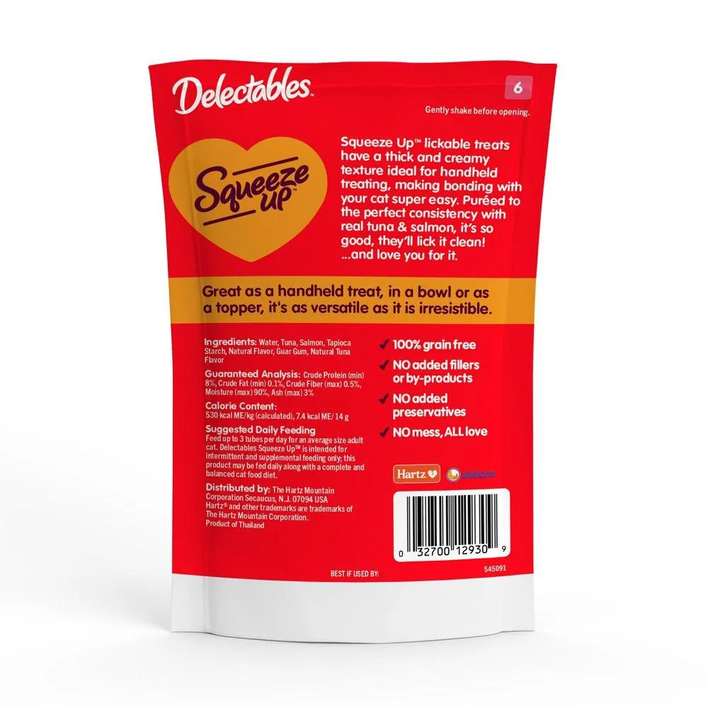 Delectables Squeeze Up Cat Treat 0.5 Oz 4 Count