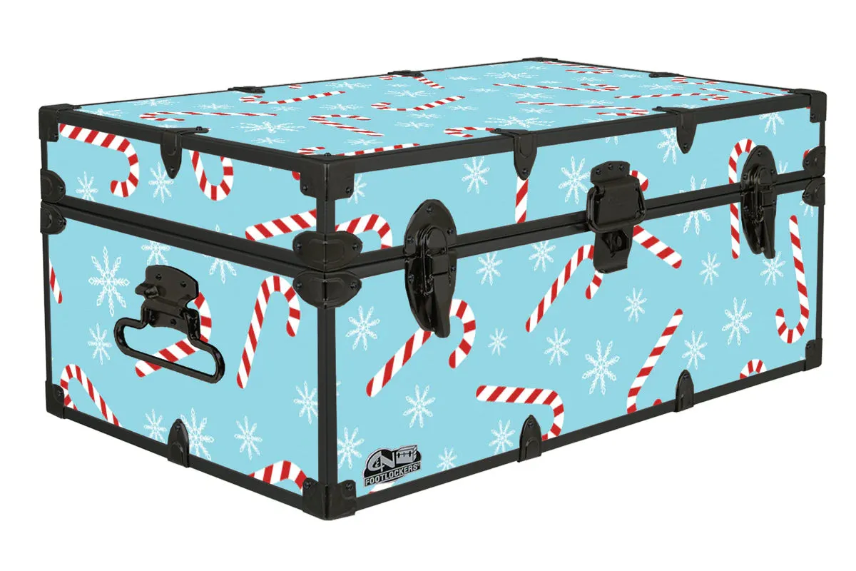 Designer Trunk - Candy Canes - 32x18x13.5"