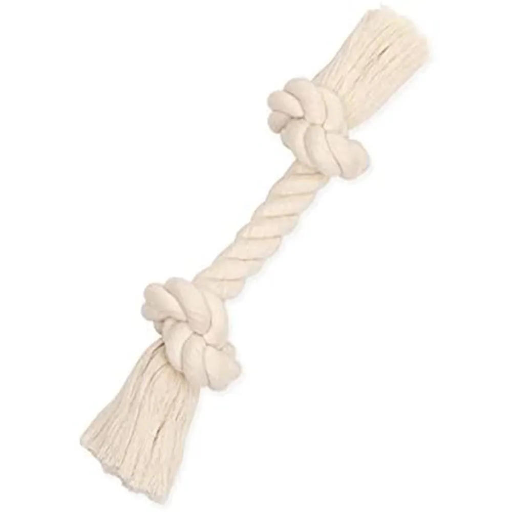 Dexpex Chew Toys with 2 Knots White M