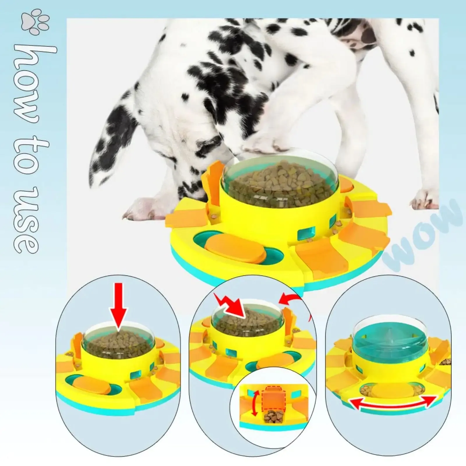 Dog Puzzle Feeder Mental Exercise/Anxiety Relief