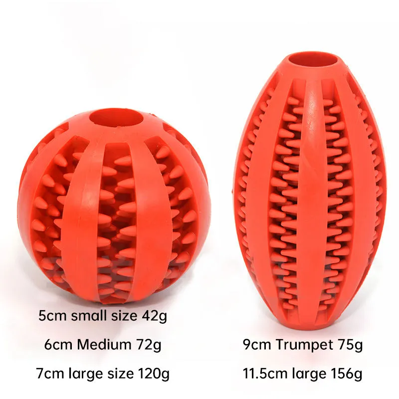 Feeding Ball Dog Toy, Bite Resistant and Tooth Cleaning