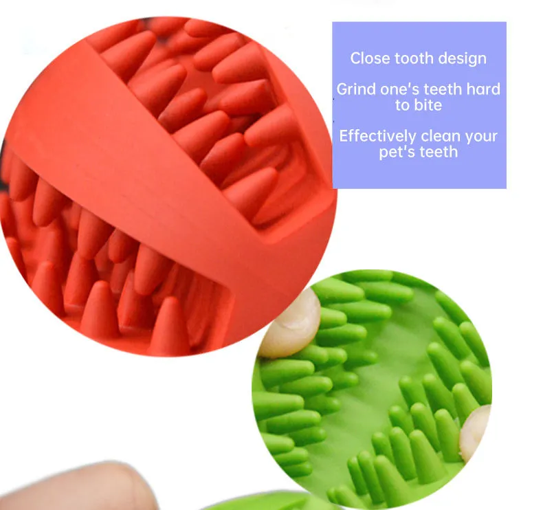 Feeding Ball Dog Toy, Bite Resistant and Tooth Cleaning