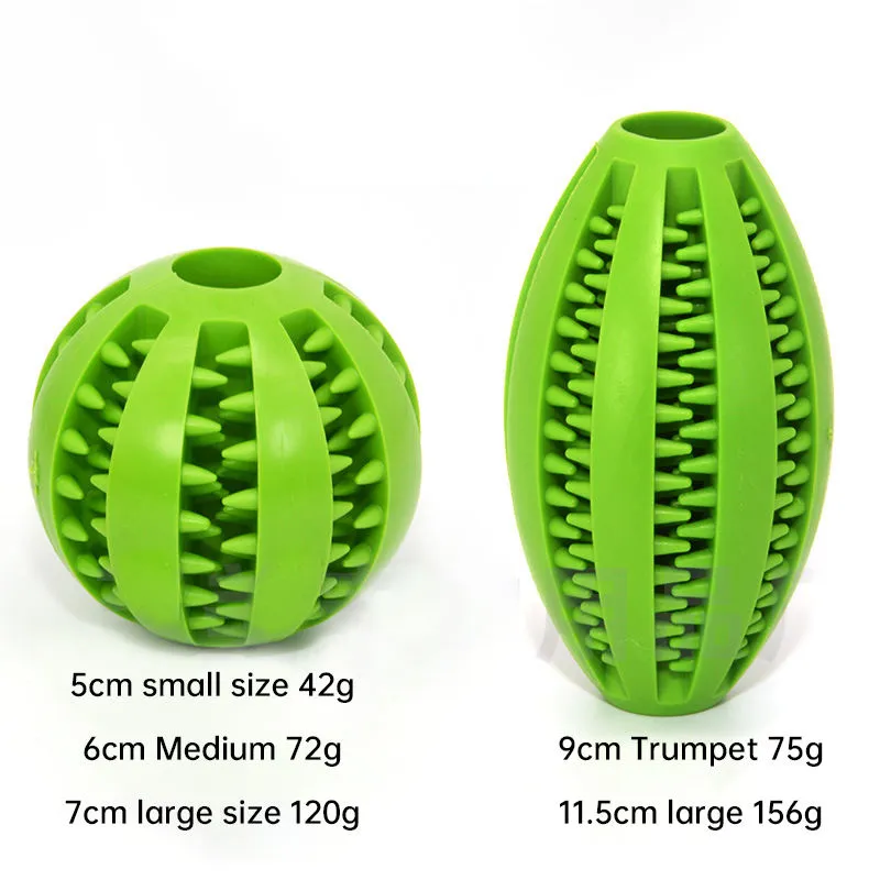 Feeding Ball Dog Toy, Bite Resistant and Tooth Cleaning