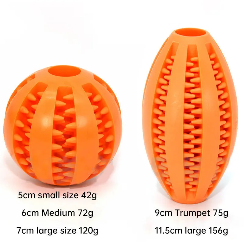 Feeding Ball Dog Toy, Bite Resistant and Tooth Cleaning