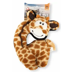 Fofos Safari Line Giraffe Plush Toy for Dogs (Brown)