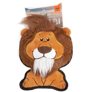 Fofos Safari Line Lion Plush Toy for Dogs (Brown)