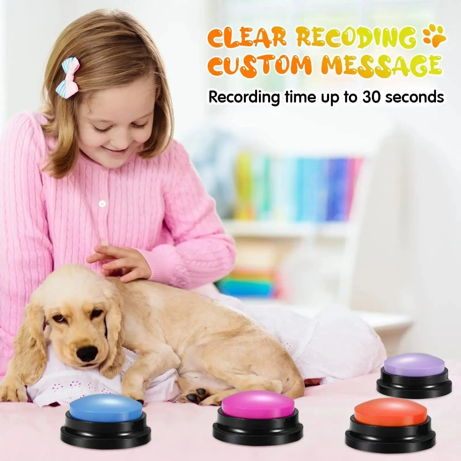 Funny Dog Recordable Buttons