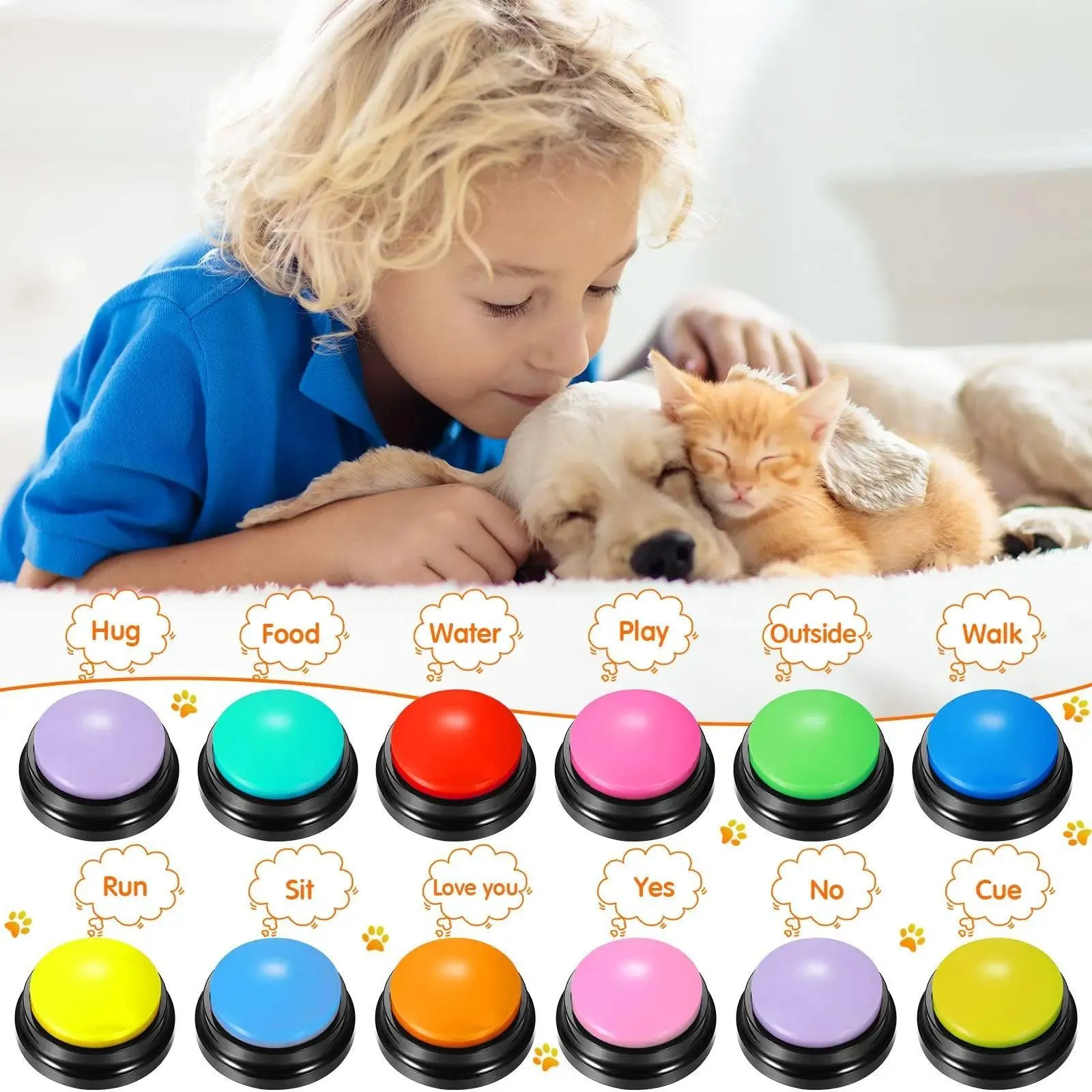 Funny Dog Recordable Buttons