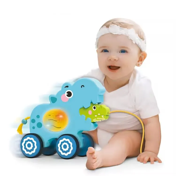 Enhanced Toddler Pull-Along Car with Guide Rope