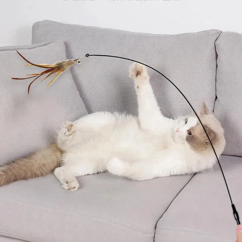 HandsFree Interactive Cat Toy Stick