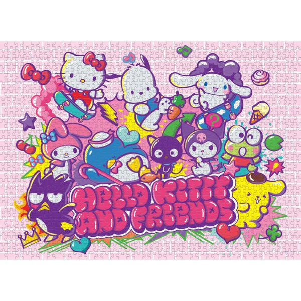 Hello Kitty and Friends Tokyo Skate 1000-Pc Puzzle