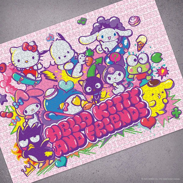 Hello Kitty and Friends Tokyo Skate 1000-Pc Puzzle