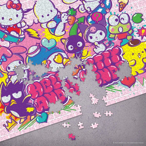 Hello Kitty and Friends Tokyo Skate 1000-Pc Puzzle