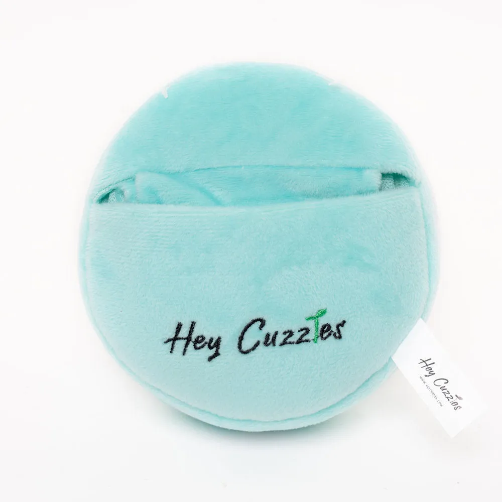 Hey Cuzzies Interactive Hide N Seek Macaroon Dog Toy