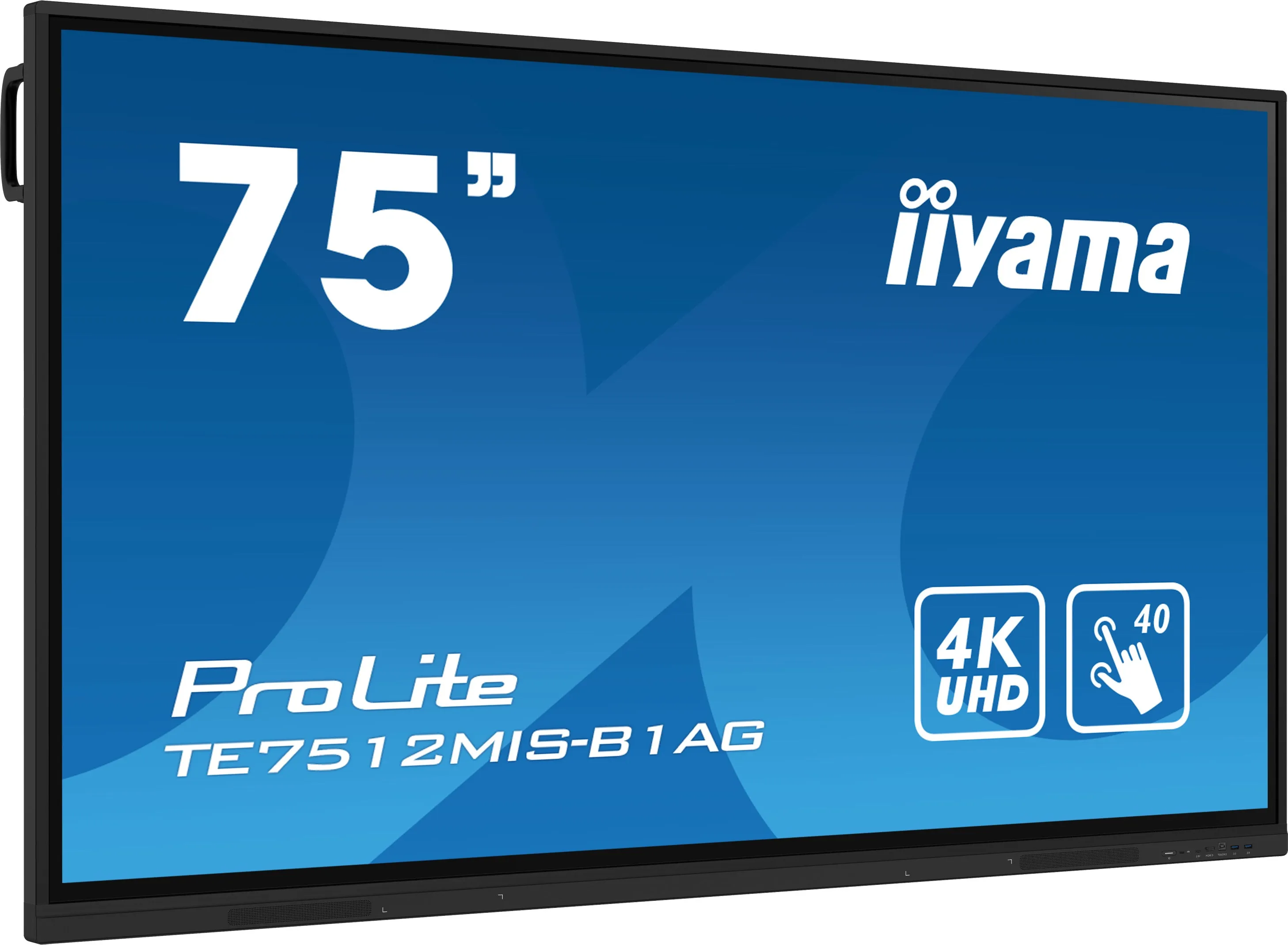 Iiyama Touch Lcd-Display Prolite Te7512mis-B1ag - 190 Cm (75") - 3840 X 2160 4K Uhd