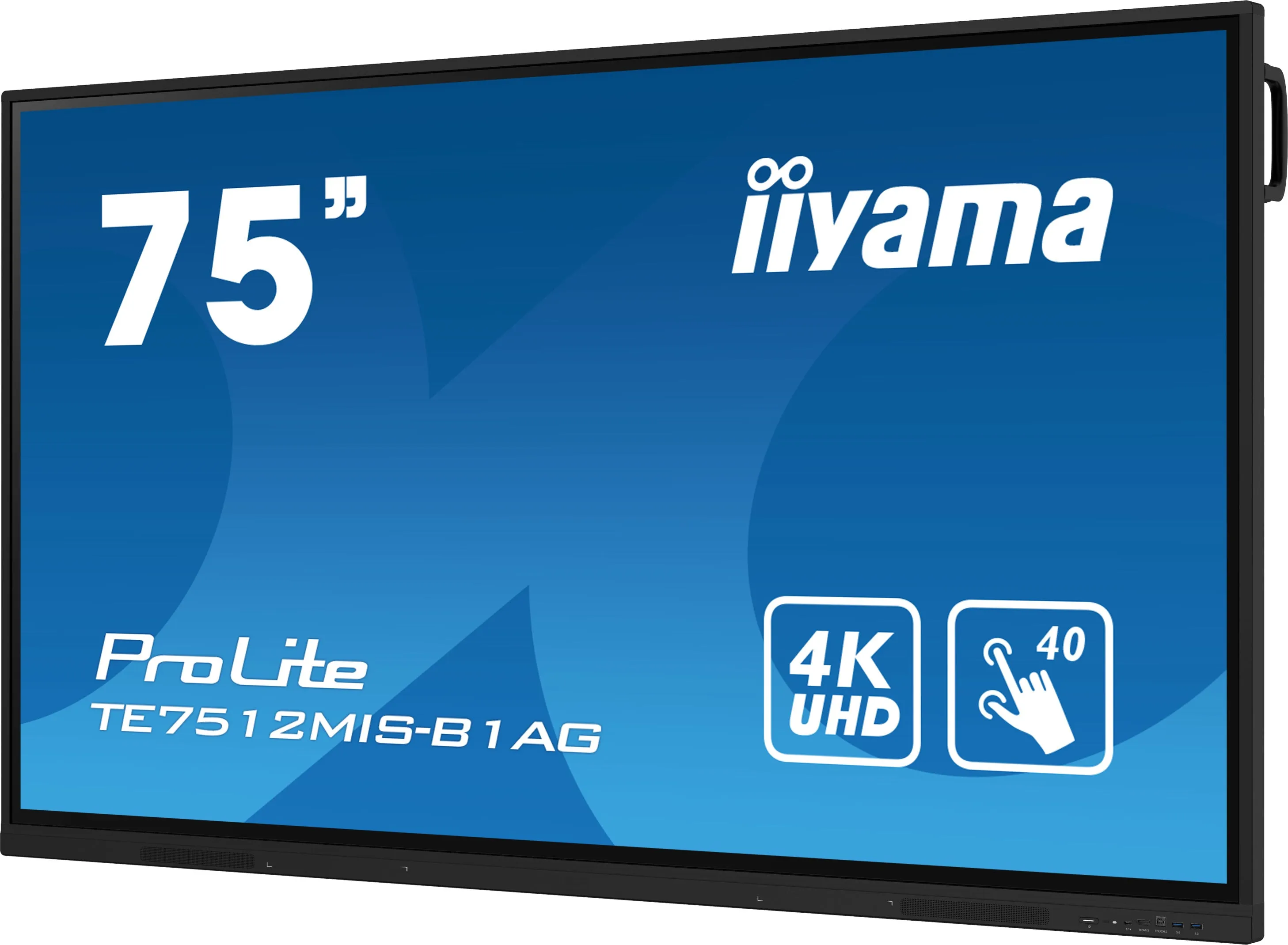 Iiyama Touch Lcd-Display Prolite Te7512mis-B1ag - 190 Cm (75") - 3840 X 2160 4K Uhd