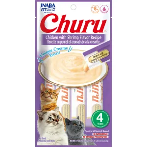 Inaba Cat Treat Churu Puree Chicken With Shrimp 56g