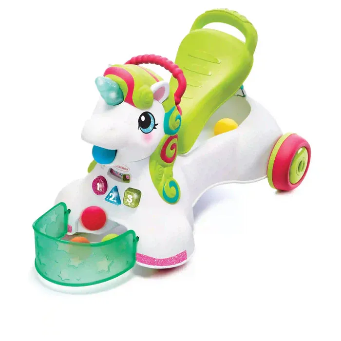 Infantino-3-In-1 Sit, Walk & Ride Unicorn