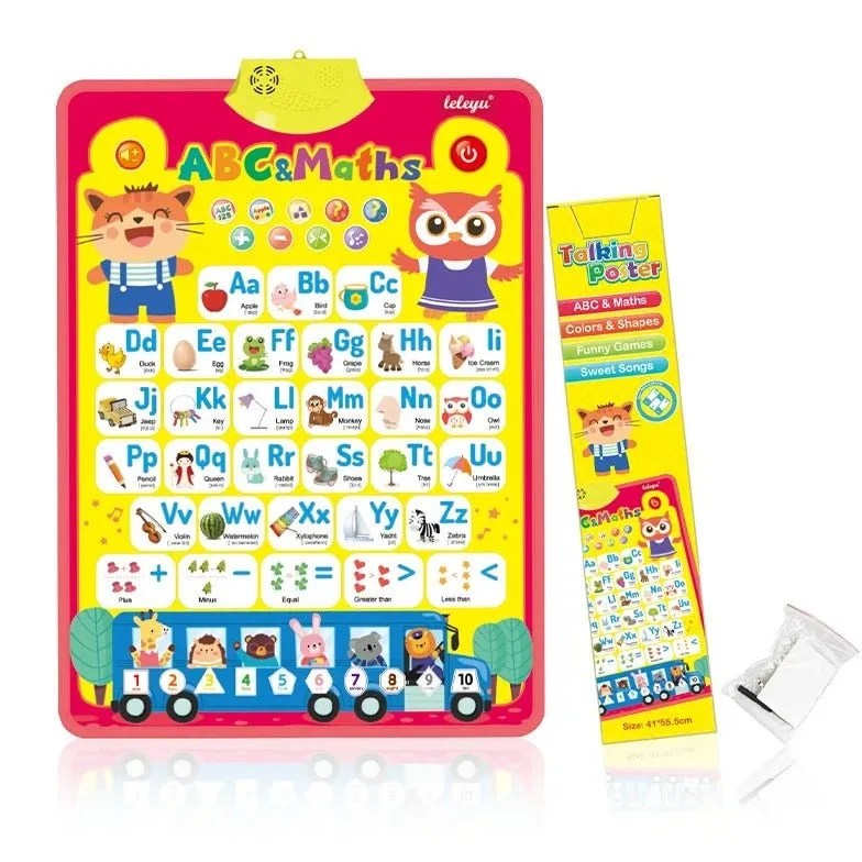 Interactive Alphabet & Number Talking Wall Chart