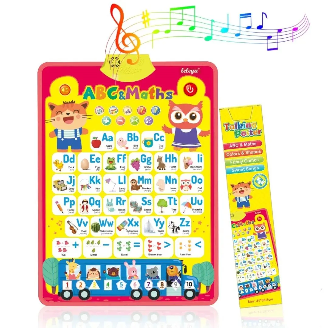 Interactive Alphabet & Number Talking Wall Chart