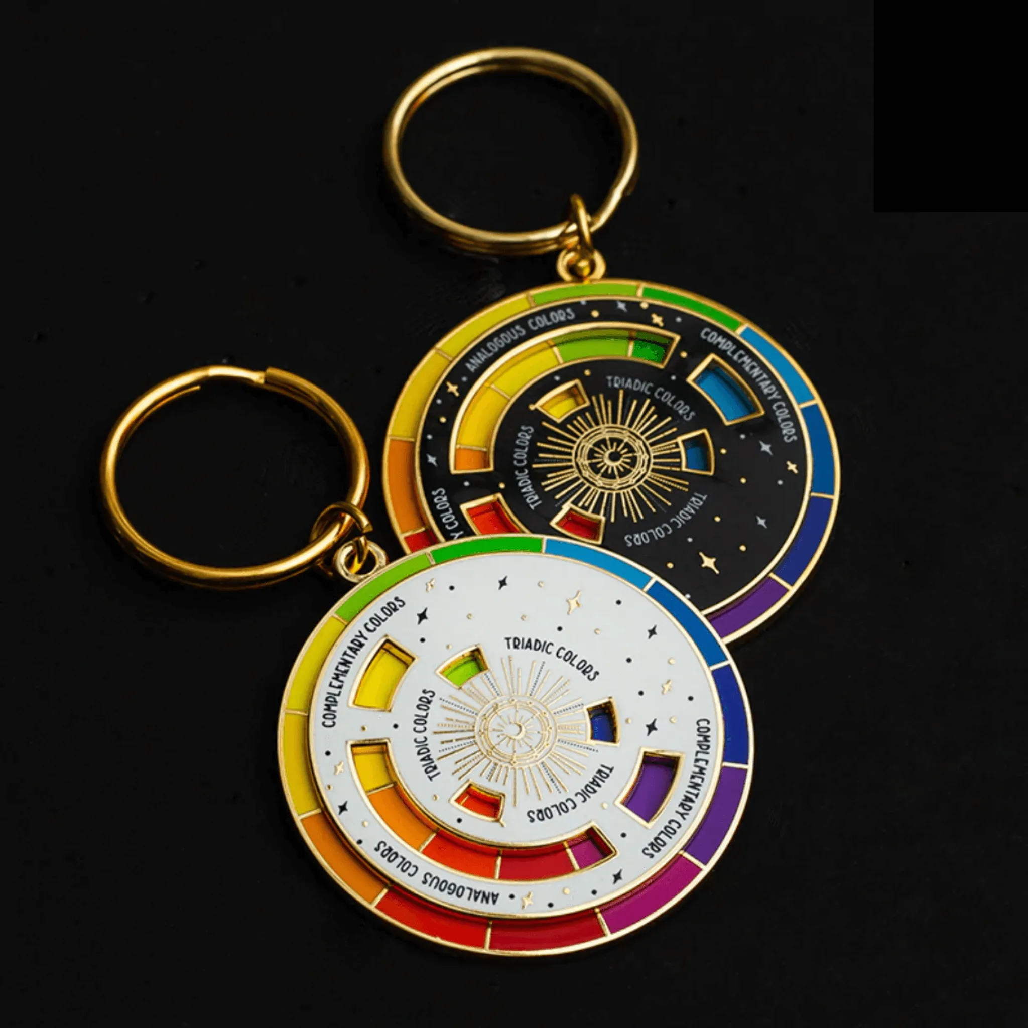 Interactive Color Wheel Keychain© The Gray Muse