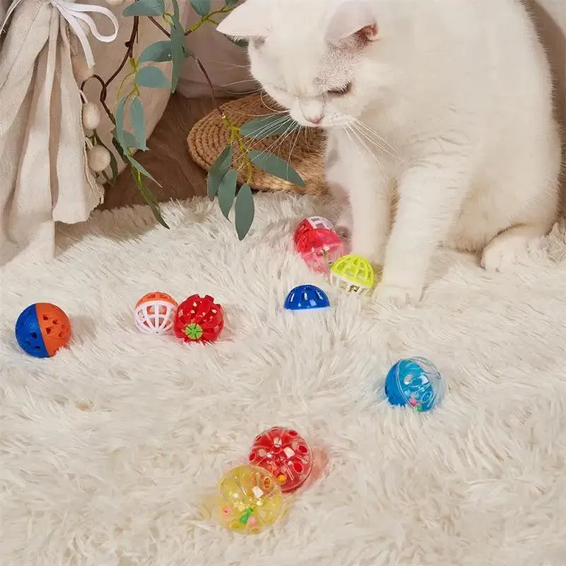 Interactive Colorful Plastic Ball with Bell