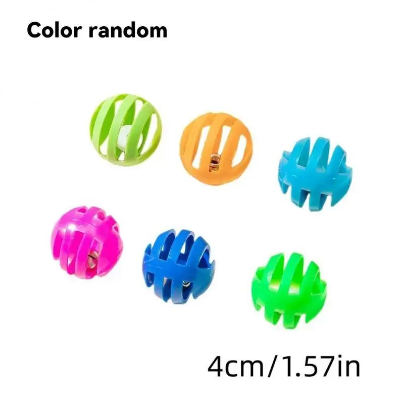 Interactive Colorful Plastic Ball with Bell