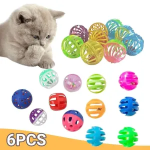 Interactive Colorful Plastic Ball with Bell