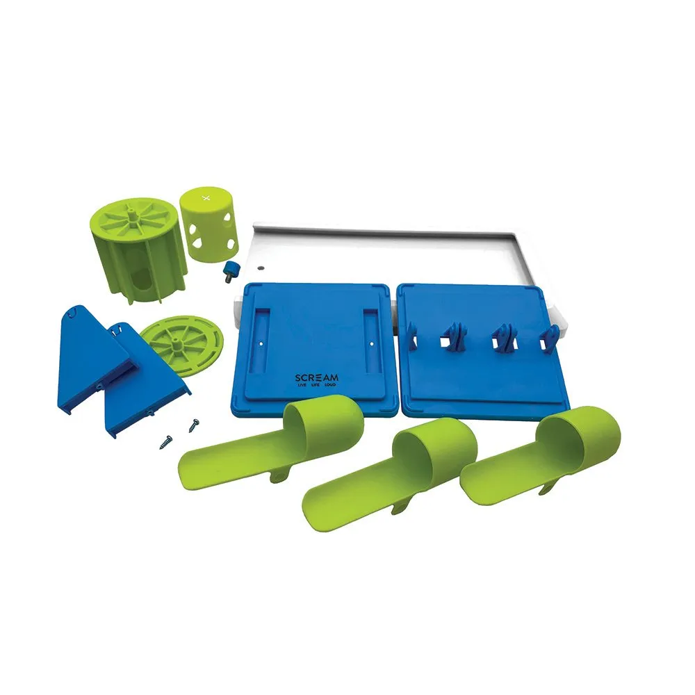 Interactive Fun Treat Barrel - Blue and Green